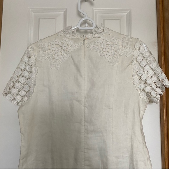 Anthropologie Corey Lynn Calter Lorient Linen Dress Size 6 Petite - Picture 4 of 8